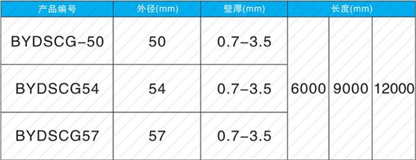 商洛钳压式声测管产品规格尺寸